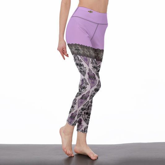 Legging Taille Haute #VioletFishnetMachine