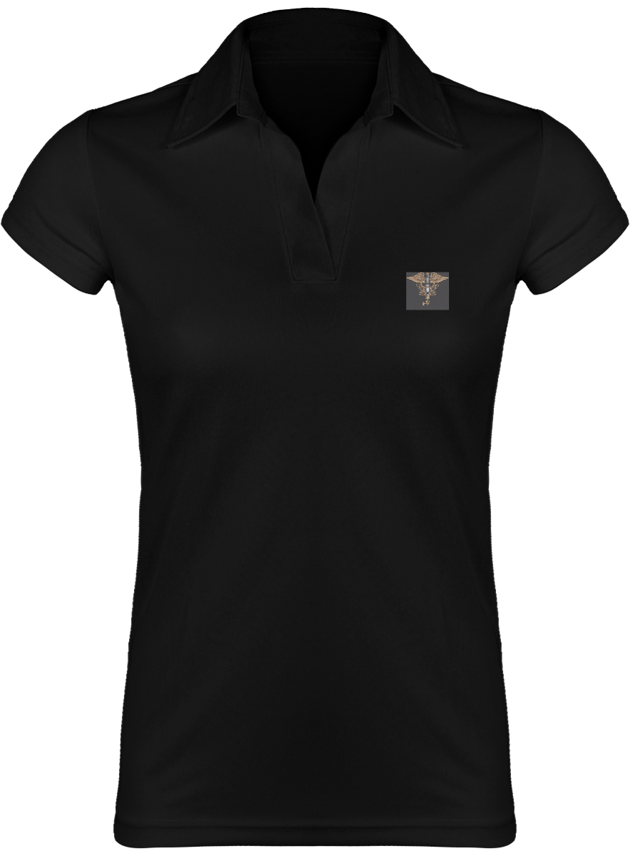 Polo #HealerNurseMachine Femme