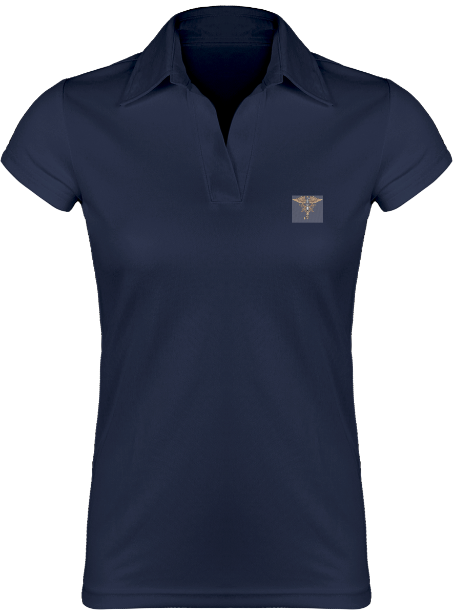 Polo #HealerNurseMachine Femme