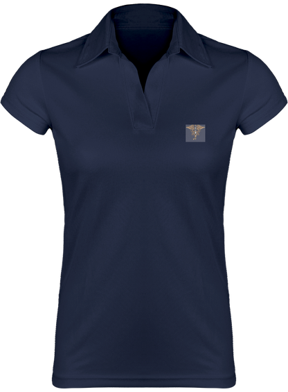 Polo #HealerNurseMachine Femme