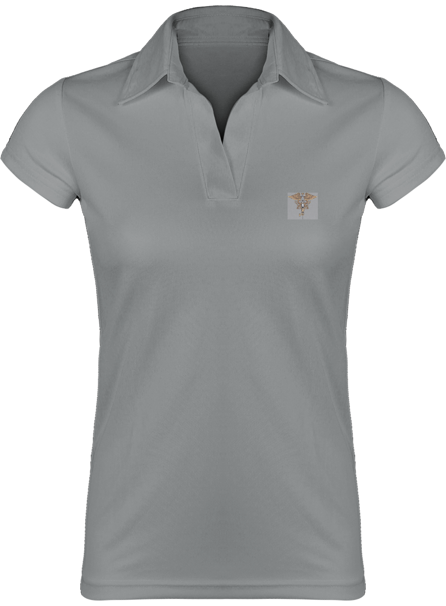 Polo #HealerNurseMachine Femme