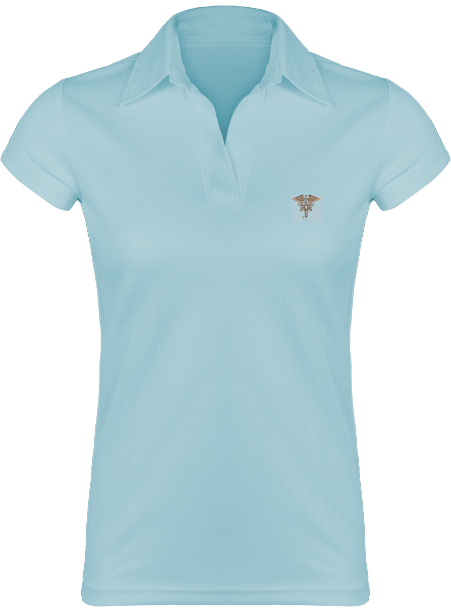 Polo #HealerNurseMachine Femme
