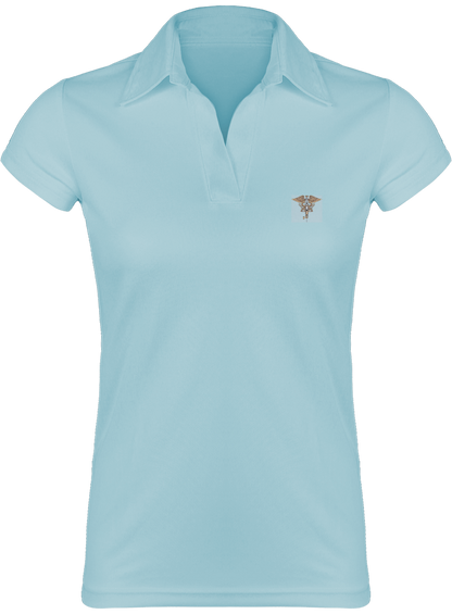 Polo #HealerNurseMachine Femme