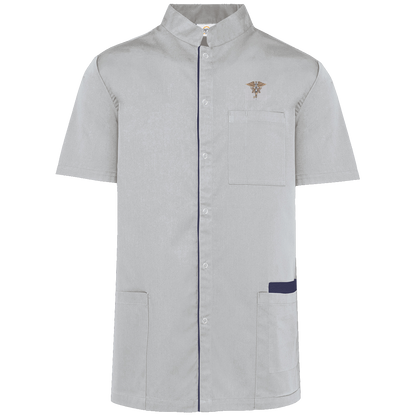 Blouse polycoton avec boutons-pression #NurseMachine homme