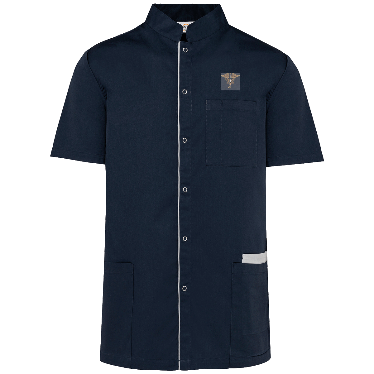 Blouse polycoton avec boutons-pression #NurseMachine homme