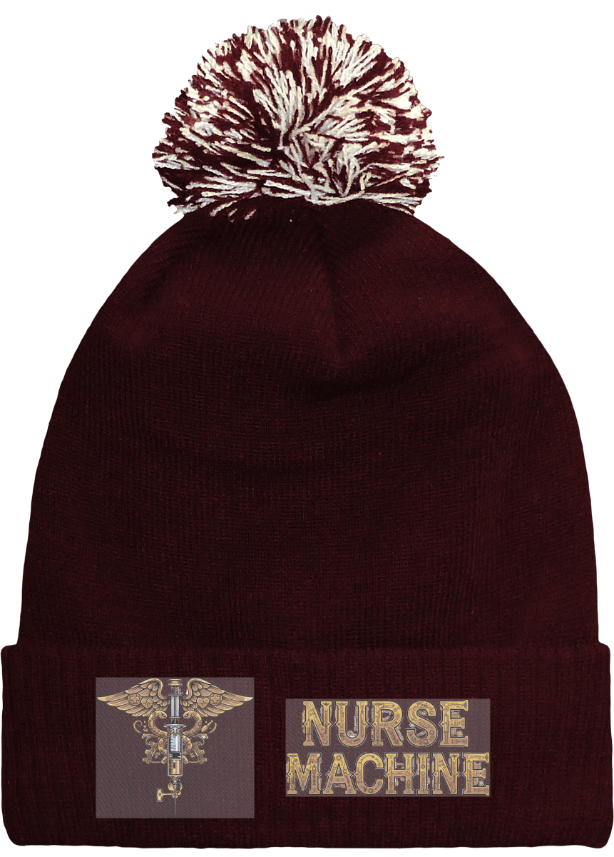 Bonnet à Pompon #NurseMachine