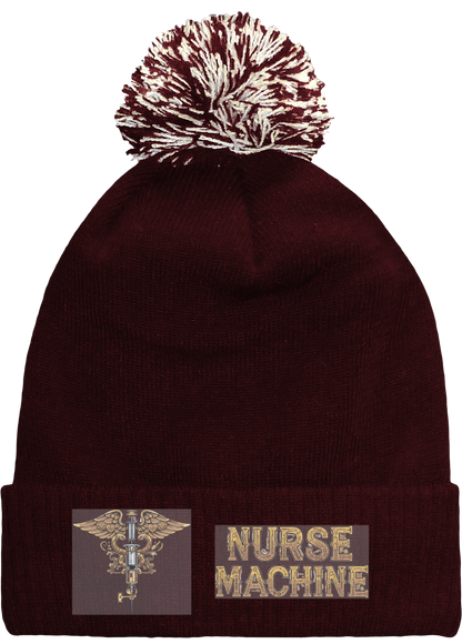 Bonnet à Pompon #NurseMachine