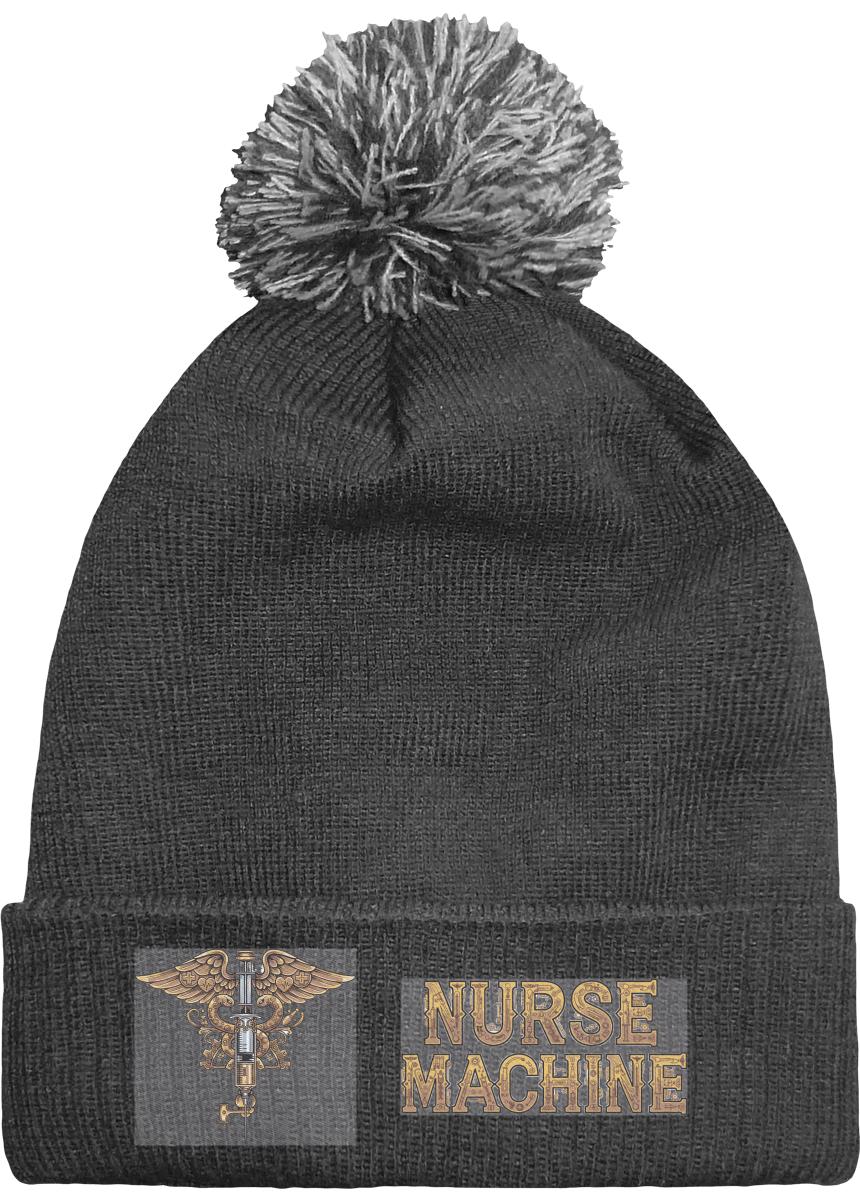 Bonnet à Pompon #NurseMachine