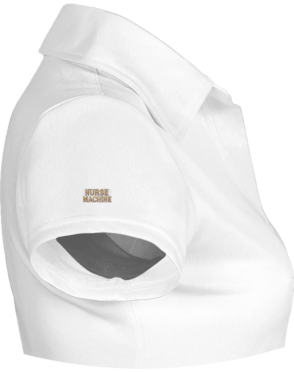 Polo #HealerNurseMachine Femme