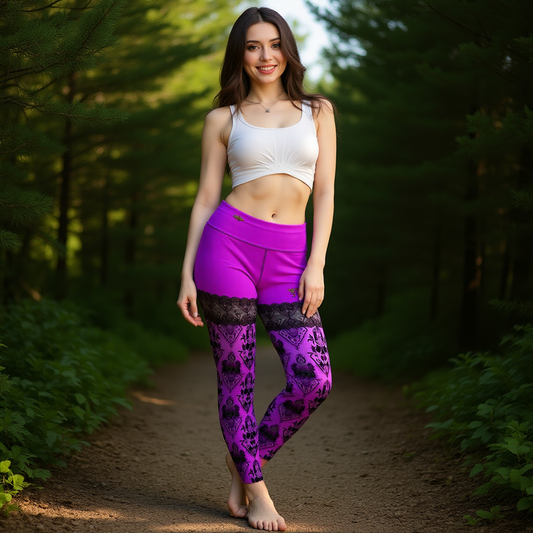 Legging Taille Haute #PinkFishnetMachine