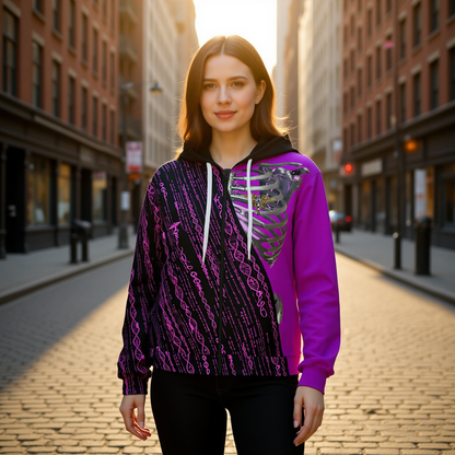 Hoodie #PinkMatrixMachine