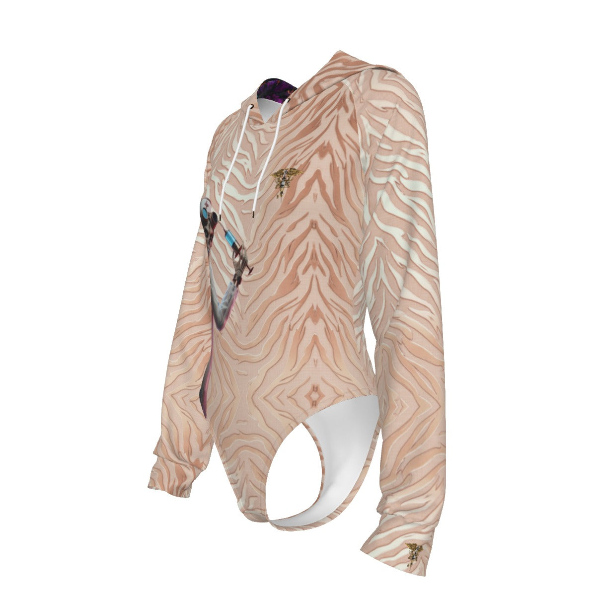 Body à capuche et manches raglan #RatchetMachine