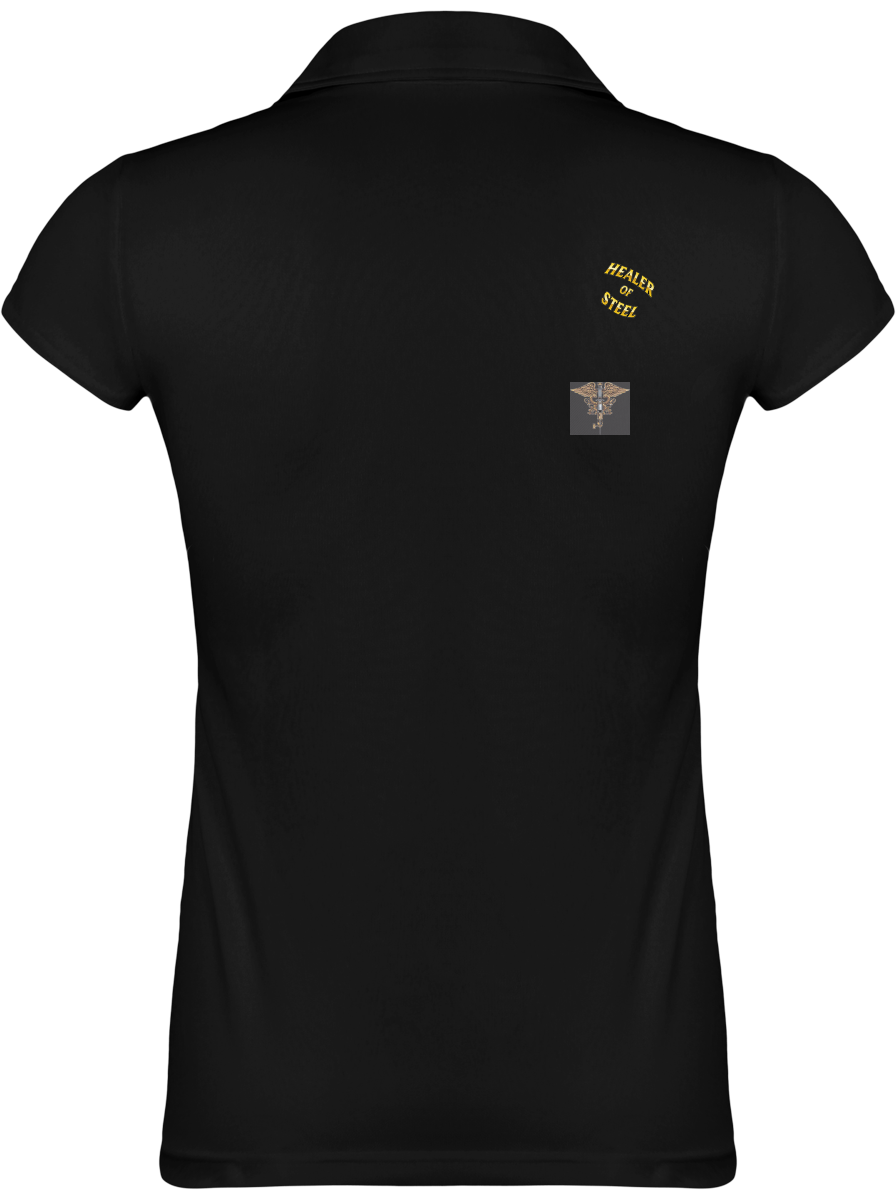 Polo #HealerNurseMachine Femme