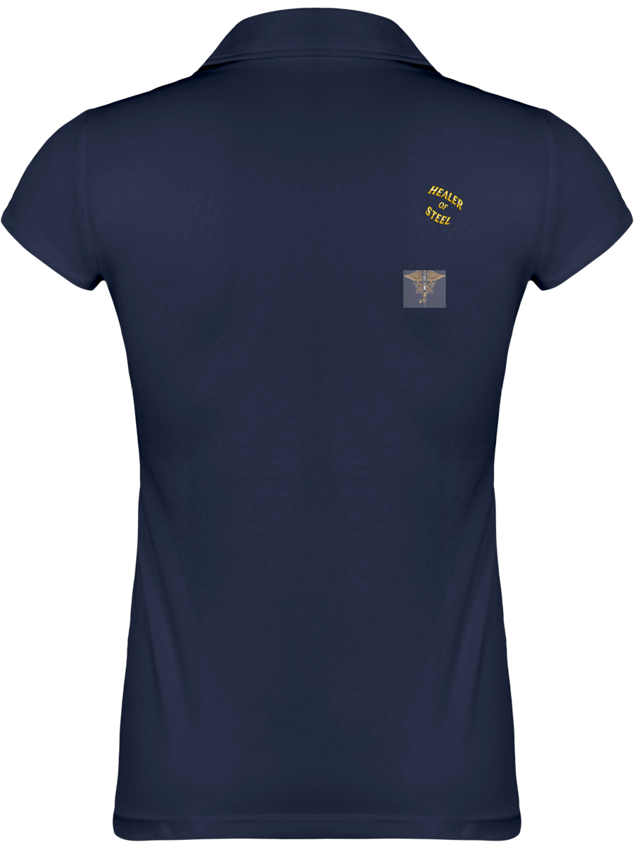 Polo #HealerNurseMachine Femme